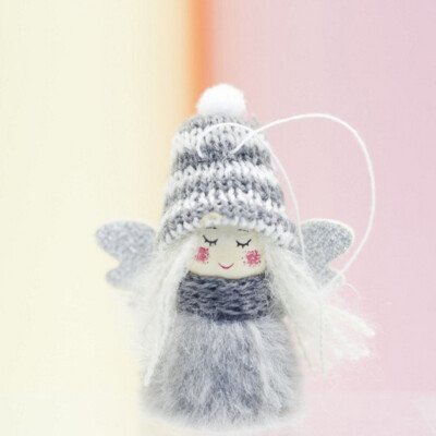 

Tailored Mini Cute Plush Angel Girl Christmas Tree Pendants Ornaments Home Decoration