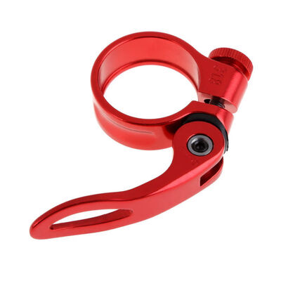 

Outdoor Alloy MTB BMX Bike Seat Post Clamp QR Quick Release mountain Road Fixed Gear Bike Seatpost Clip Bicycle Accessories