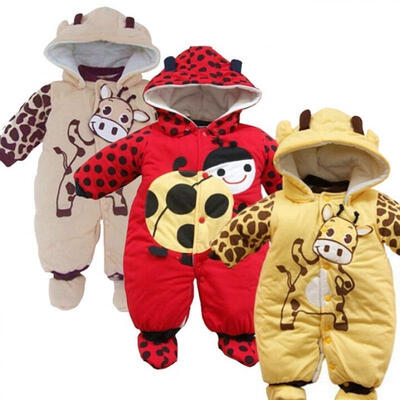 

NEW Newborn Girl Boy Toddler Infant Hoodie Jumpsuit Bodysuit Baby Romper Clothes