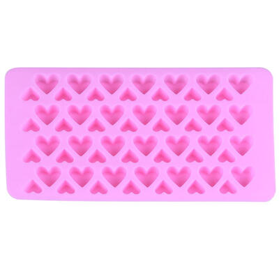 

56 Holes Mini Heart Shaped Silicone Ice Cube Mold Bake Mold Cooking Tools