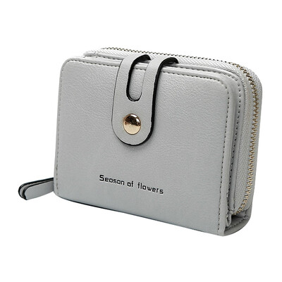 

Tailored Wallet Women Vintage Fashion Small Wallet Purse Money Bag Zipper Coin Pocket