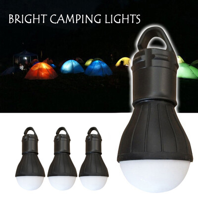 

〖Follure〗Outdoor Emergency Lamp LED Camping Hik Tent Fishing Lantern Hanging Light Black