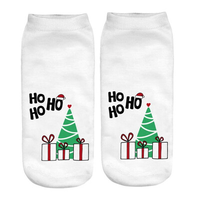 

Gobestart Womens 3D Cartoon Funny Christmas Crazy Cute Amazing Novelty Print Ankle Socks