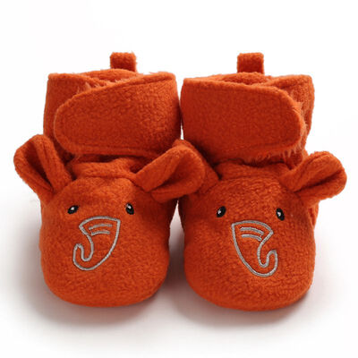 

Toddler Cartoon Prewalker Baby Shoes First Walkers Infant Winter Warm Plus Velvet Baby Girls Shoes