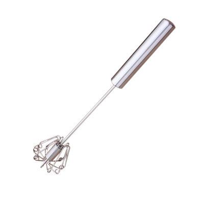 

Semiautomatic Hand Press Type Rotary Egg Whisk Agitator 10 Inch Stainless Steel Mixer Kitchen Tools