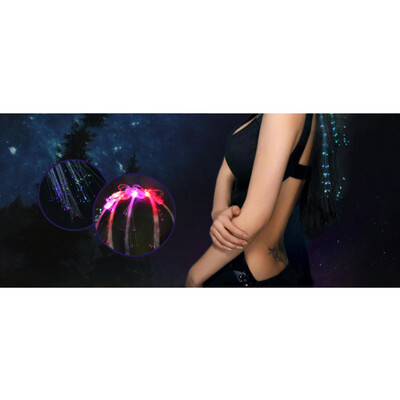 

〖Follure〗LED Light-Emitting Fiber Optic Wire Hairpin Luminous Airpin Silk Braids