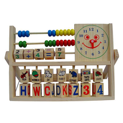 

Children Toys Wooden Math Number Counting Game Clock Toys Kids Early Aid Learning Educational Tool
