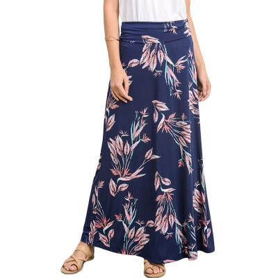 

Floral Print Maxi Dress Bohemian Maxi Skirt 65099