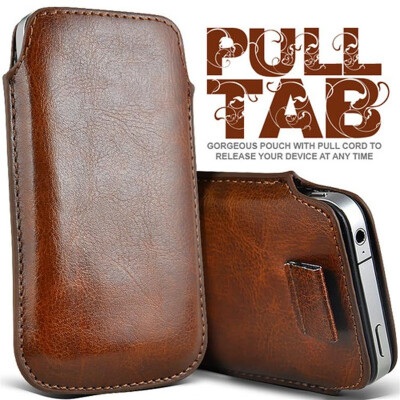 

New PU Leather Pull Tab Sleeve Pouch For Huawei Mate 9 ProMate 10 ProP Smart Phone Cases Bag Universal Full Protective Pouch