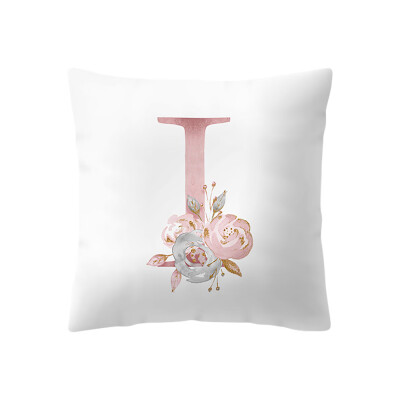 

JPGIF 45x45 cm Kids Room Decoration Letter Pillow English Alphabet Pillowcases