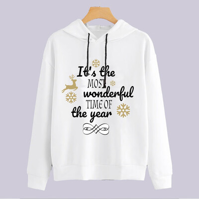 

Tailored Fashion Women Casual Loose Long Sleeve Christmas Print Sweatshirt Tops