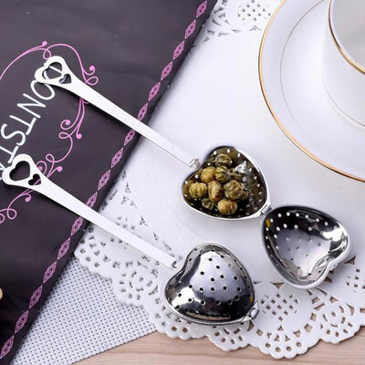 

Stainless Steel Heart Shape Tea Herb Spice Infuser Spoon Strainer Filter Scoop