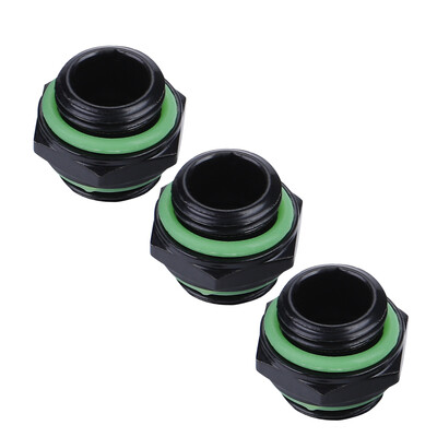 

Greensen 3PCS G14 Hex Nipple Thread Tube Connector With Seal Ring For PC Water Cooling System