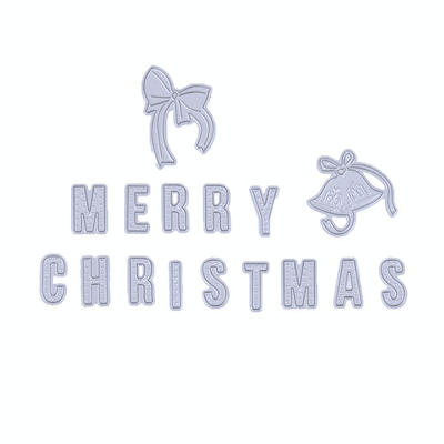 

Merry Christmas DIY Metal Stencil Scrapbook Embossing Craft Cutting Die