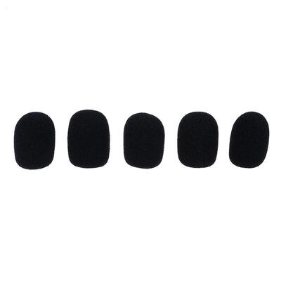

5pcs Soft Elastic Sponge Microphone Head Cover for Headset Collar Mic
