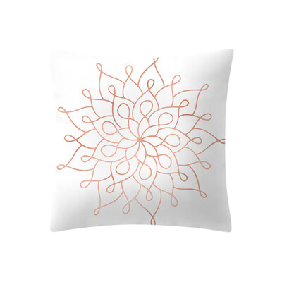 

〖Follure〗Rose Gold Pink Cushion Cover Square Pillowcase Home Decoratio