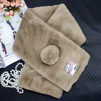 

2018 autumn&winter new hair ball soft fur scarf warm simple simple lady imitation rabbit fur collar