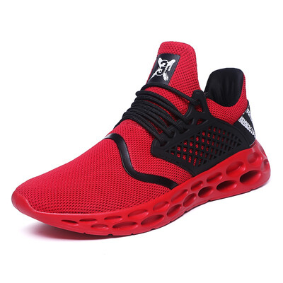 

Mens Shoes Fashion Sports Light Outdoors Shoes Casual Running Shoes Breathable Sneakers Shoes For Men Red Black Grey Size 39-46