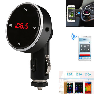 

〖Follure〗Wireless Bluetooth LCD MP3 Player Car Kit SD MMC USB FM Transmitter Modulator