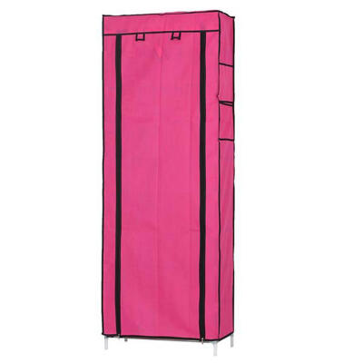 

Stylish room saves 9 plaid non-woven shoe rack multicolor