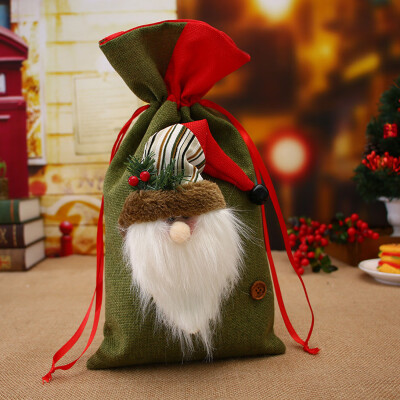 

〖Follure〗Christmas Candy Bag Santa Claus Snowmen Gift Bag Children Storage Bag