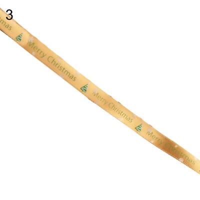 

1 Roll 21m Ribbon Merry Christmas Snowflakes Gift Bag Packing Tape Baking Decor