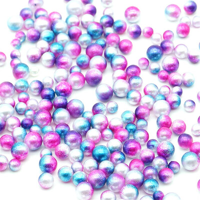 

〖Follure〗200PCRainbow Colorful Pearls Decorative Slime Beads DIY Craft For Crunchy Slime