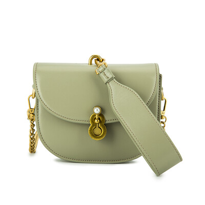 

Baggage ladies fashion handbag semi-circular saddle bag summer chain handnet red small bag one shoulder slanting