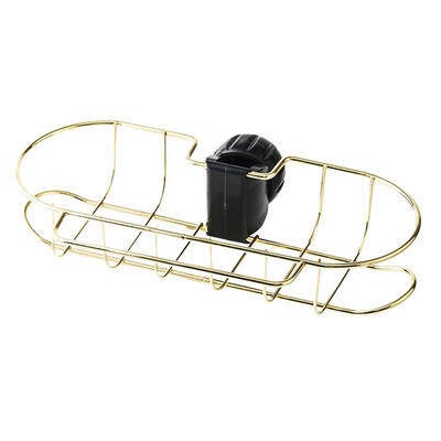 

Stainless Steel Faucet Drain Hanging Rack Bathroom Kitchen Sponge Organizer