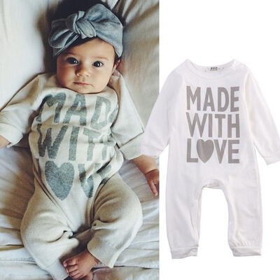 

Baby Kids Boy Girls Warm Infant Romper Jumpsuit Bodysuit Cotton Clothes Outfits 0-24Months