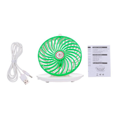 

USB Coffee Cup Fan Mini Hanging Fan Summer Cool Fan OfficeHome Use Green