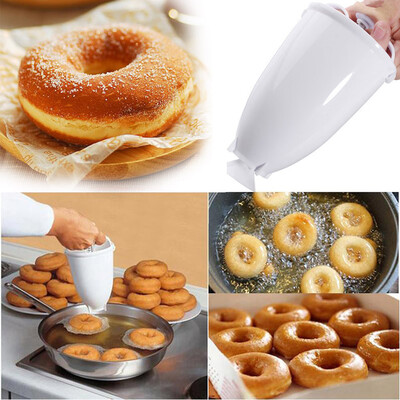 

Siaonvr Plastic Doughnut Maker Machine Mold DIY Tool Kitchen Pastry Making Bake Ware