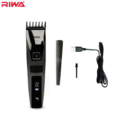 

Waterproof hair trimmer liquid crystal intelligent display mens hairdresser rechargeable integrated built-in comb hairdresser