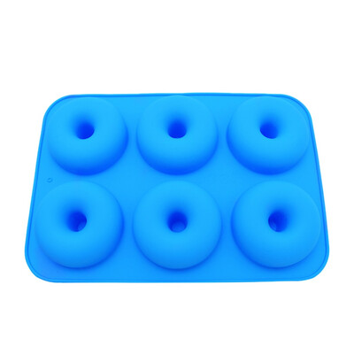 

JPGIF 6-Cavity Silicone Donut Baking Pan Non-Stick Mold Dishwasher Decoration Tools