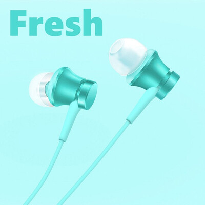 

Original Xiaomi Earphones Piston Fresh 3 with Microphone Mic Handsfree Wire Control Xiomi In-ear 35M Support Noise Cancelling