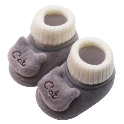 

soft sole first walker baby girl Cartoon cat Cotton Anti-slip shoes toddler moccasins newborn shoes