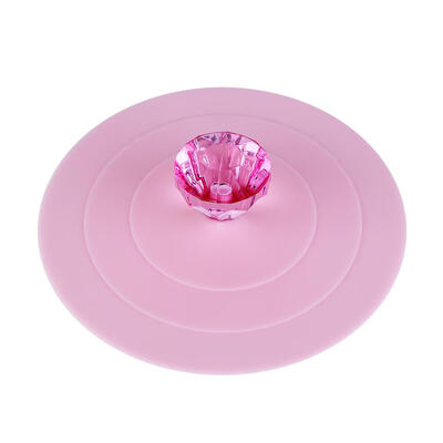 

Lace Rim Anti-dust Leakproof Reusable Diamond Silicone Cup Lid Seal Cover