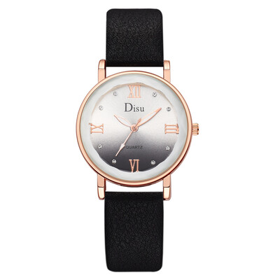 

Womens watch 2019 new simple pu strap ladies fashion watch fashion watch