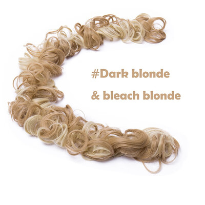

Scrunchie Updo Wrap Curly Messy Bun Ponytail Hair Piece Chignons Hair Extensions