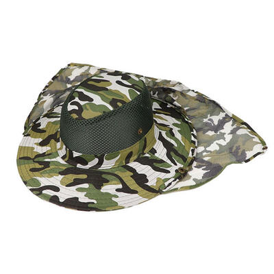 

Fishing Hiking Outdoor Face Sun Protection Neck Cover Wide Brim Flap Cap Hat