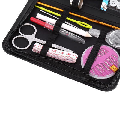 

Greensen 1 Set Thread Needle Threader Measuring Tape Scissors Sewing Kit Home Travel Use
