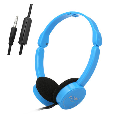 

KUBITE T-111 35mm Wired Over-ear Headphones Foldable Sports Headset Portable Music Gaming Earphones w Microphone for Kids MP4 MP
