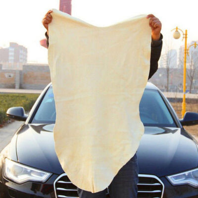 

Car Wash Cleaning Towel Natural Suede Car Wash Cloth Cleaning Suede Absorbent Towel Reusable Car Wash Tool