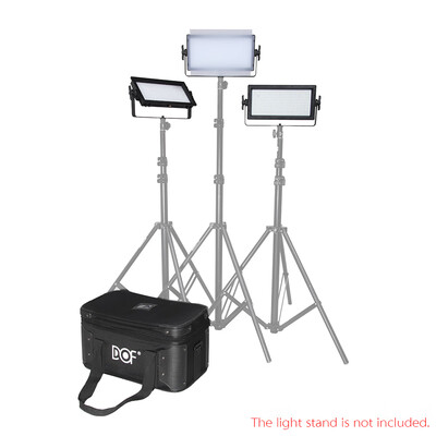 

DOF 3pcs C500 LED Video Light Kit 5600K Studio Panel Lighting TV Broadcasting Daylight Fill-in Light