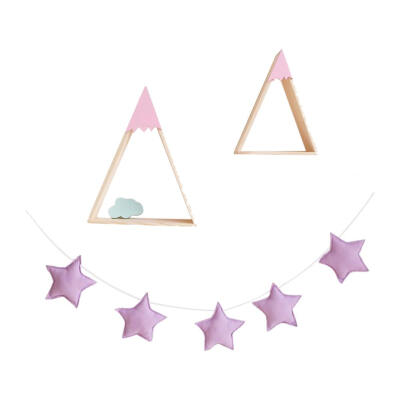 

Nordic Baby Room Nursery Handmade Star Garlands Children Room Wall Decor