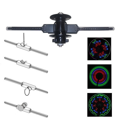 

Colorful Bicycle Bike Hub Cycling Wheel LED Lights 32 LED 18-pattern Easy-installation