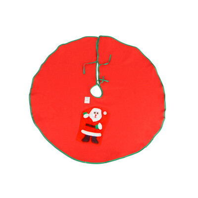 

6090cm Santa Claus Christmas Tree Skirt Xmas Holiday Decoration Ornament Home Party Tree Skirt Mat Apron