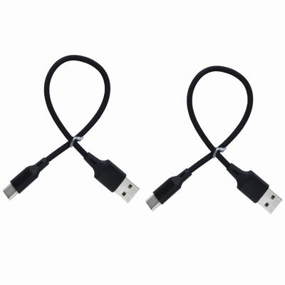 

2Pcs 25cm Type-C USB Data Cable Charging Line 2A for XiaoMiHuaWei