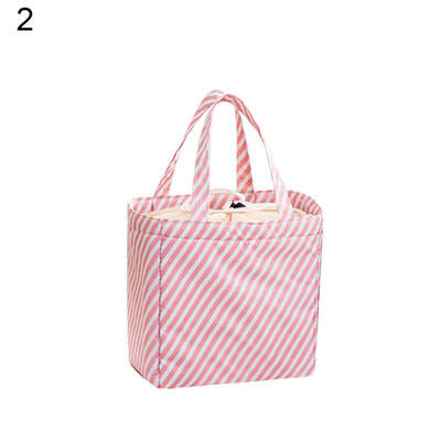

Flamingo Cactus Drawstring Thermal Insulated Pouch Picnic Travel Bag Container