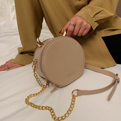 

New small bag summer small round bag French small chain bag handbags new 2019ins foreign gas Messenger bag